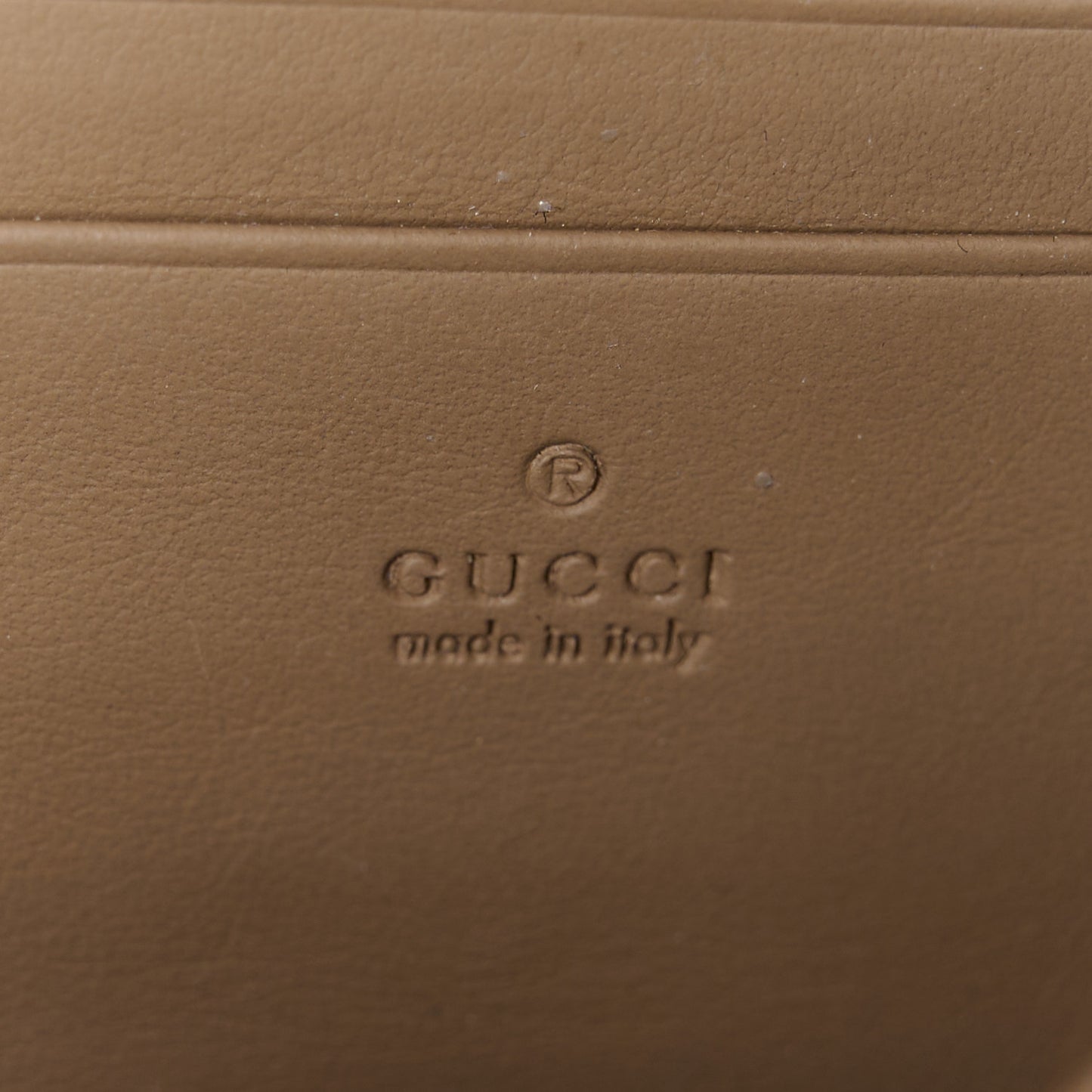 GG Supreme Monogram Mini Dionysus Chain Wallet Beige Taupe