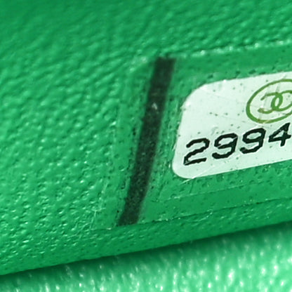 Chanel Lambskin Quilted Mini Square Flap Green 13 of 16