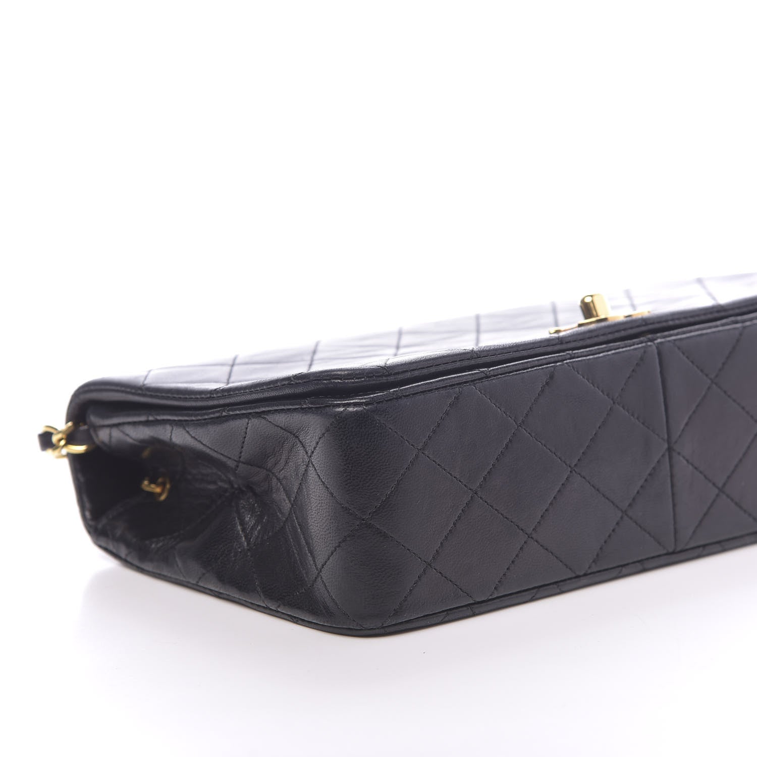 Chanel Lambskin Quilted Small Single Flap Bag Black 9 of 11