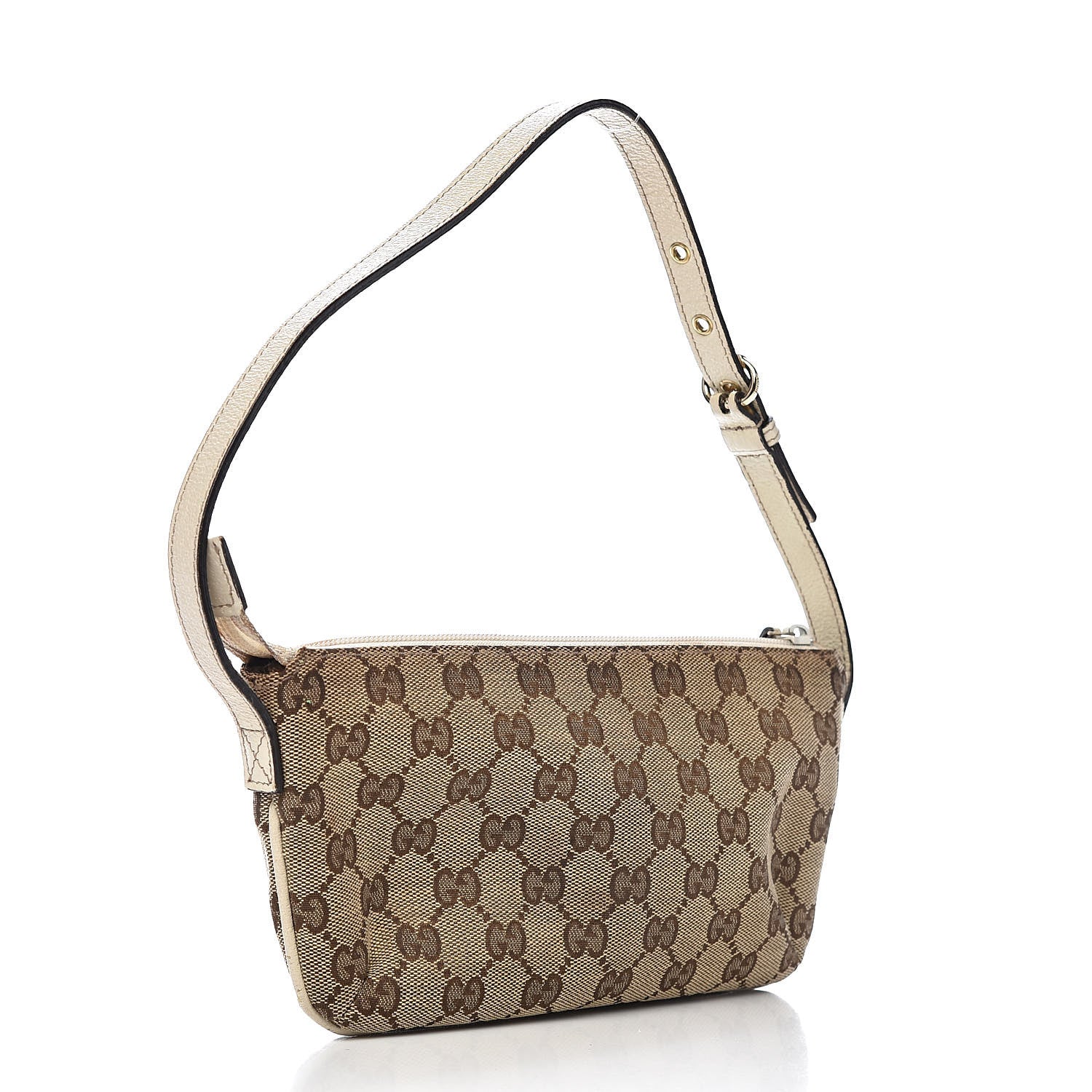 Gucci Monogram Pretty Boat Pochette White 3 of 16