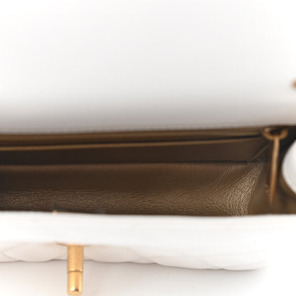 Chanel Lambskin Quilted Mini Rectangular Pearl Crush Flap White 5 of 9