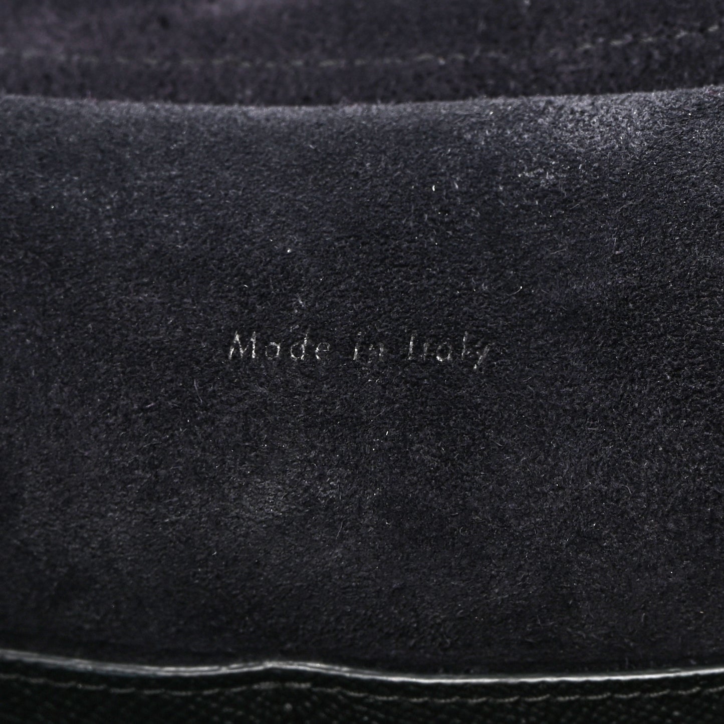 Grained Calfskin Mini Belt Bag Black