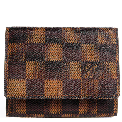 Louis Vuitton Damier Ebene Business Card Holder 1 of 7