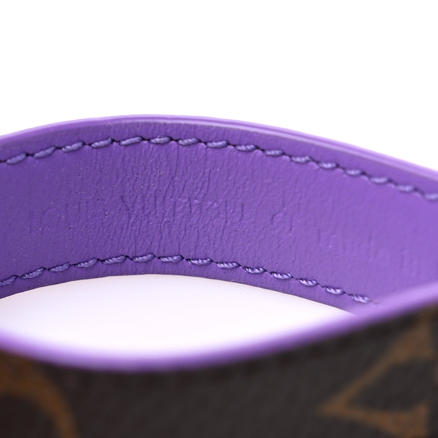 Louis Vuitton Monogram Slim Dragonne Bag Charm Key Holder Purple 3 of 4