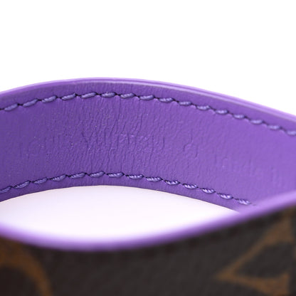 Louis Vuitton Monogram Slim Dragonne Bag Charm Key Holder Purple 3 of 4