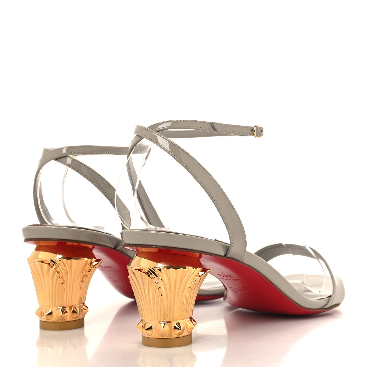 Christian Dior Patent Lipstita Queen 55 Sandals 38.5 Goose 4 of 8