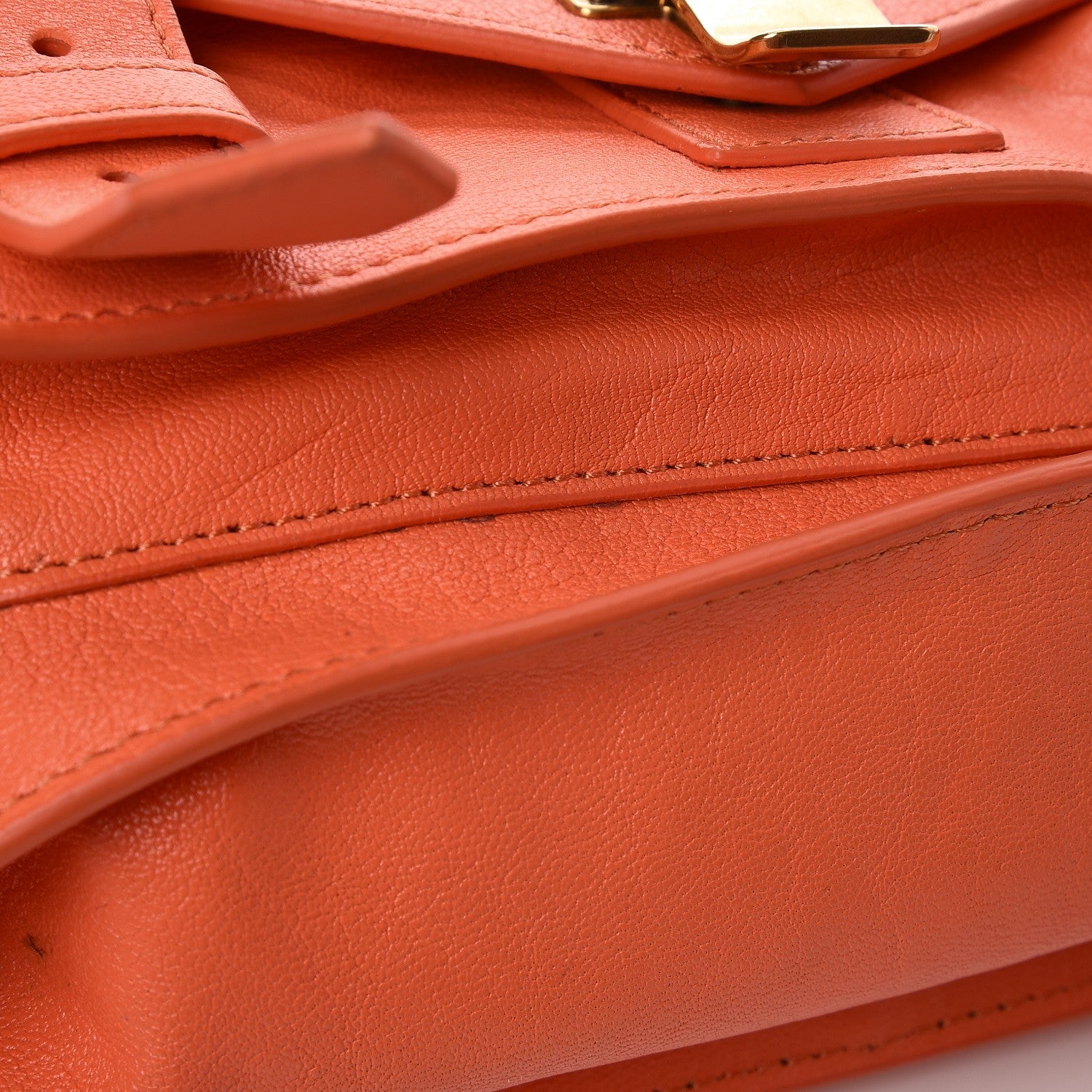 Proenza Schouler Lambskin Tiny PS1 Satchel Grapefruit 9 of 10
