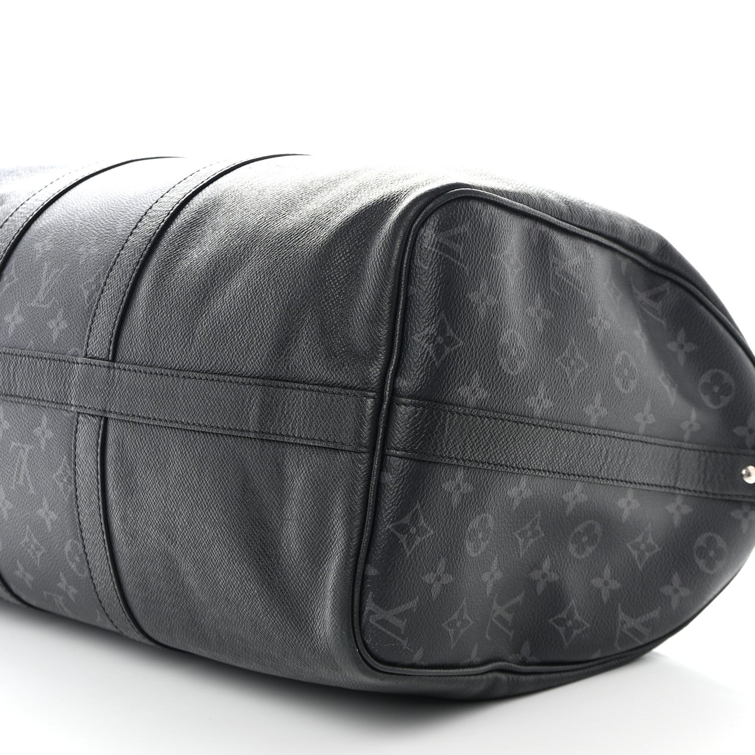 Louis Vuitton Taiga Monogram Eclipse Keepall Bandouliere 50 Black 10 of 10