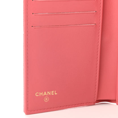 Chanel Caviar Quilted Medium Flap Wallet Dark Pink 6 of 9