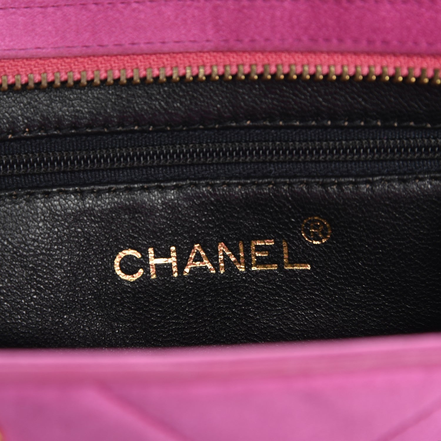 Chanel Satin Quilted CC Tassel Shoulder Bag Pink 6 of 9