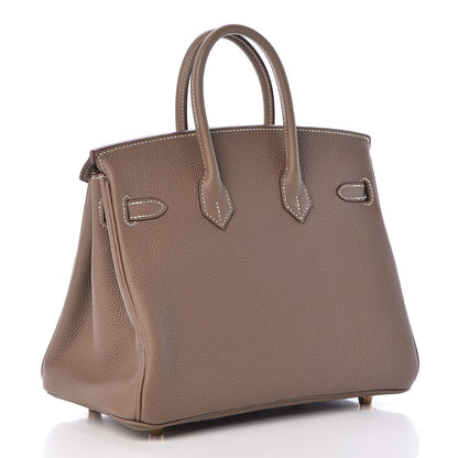 Hermes Togo Birkin 25 Etoupe 3 of 35