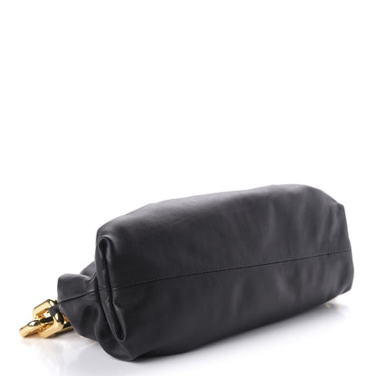 Bottega Veneta Calfskin The Pouch Chain Black 4 of 9