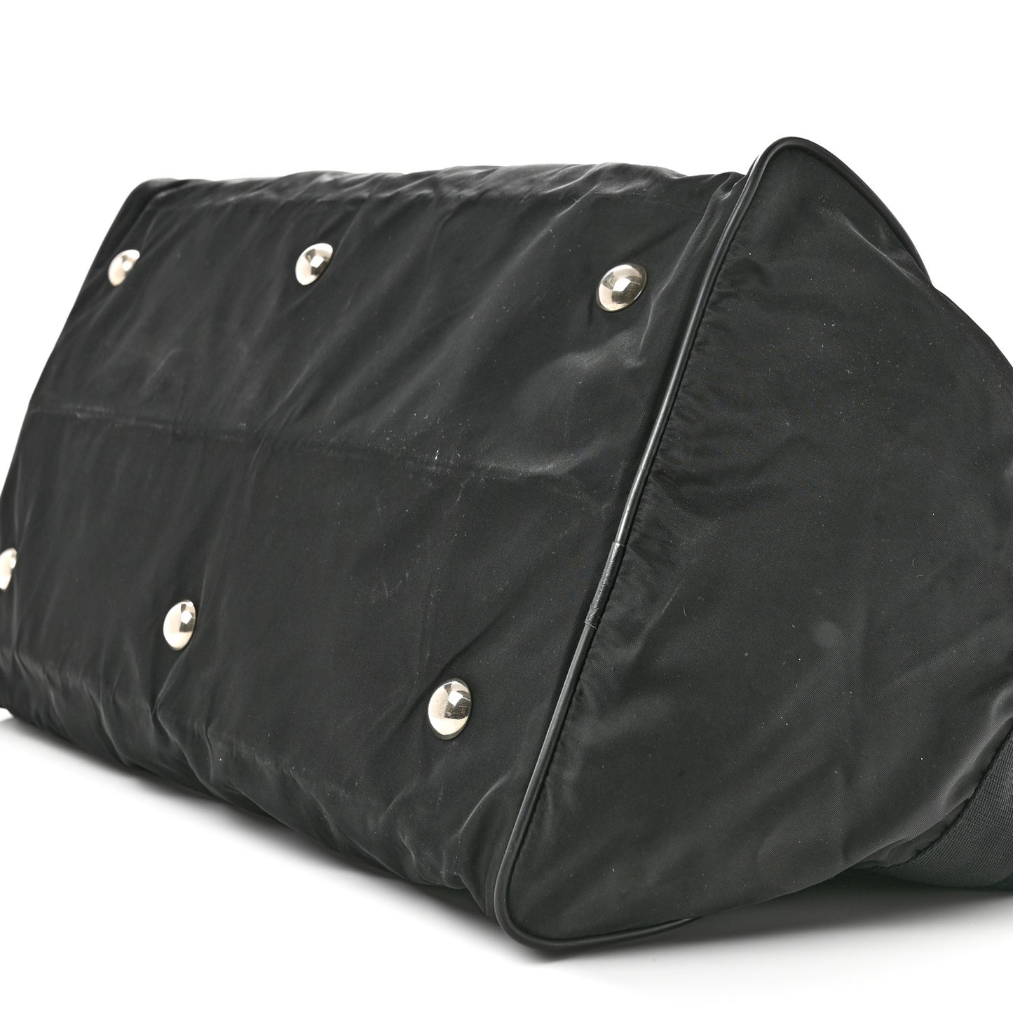 Re-Nylon Saffiano Duffle Bag Black