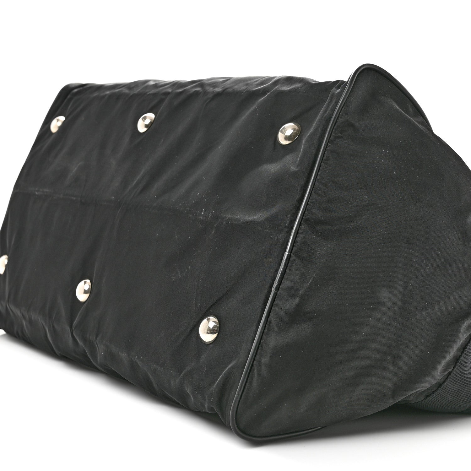 Prada Re-Nylon Saffiano Duffle Bag Black 8 of 13