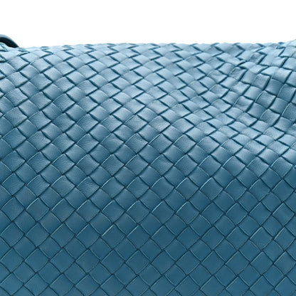 Bottega Veneta Nappa Intrecciato Messenger Bag Cobalt Blue 8 of 10