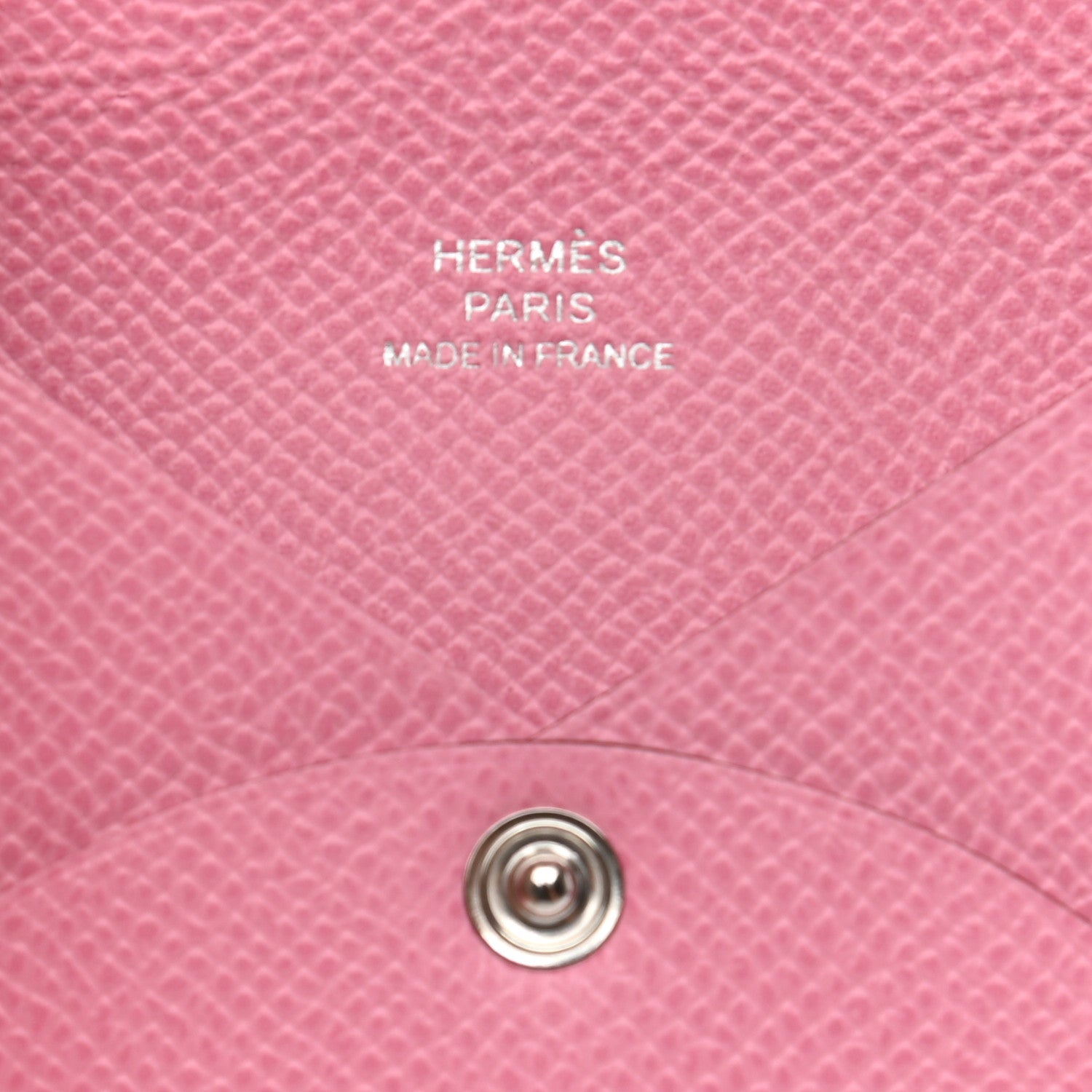 Hermes Epsom Calvi Duo Card Case Rose Confetti 5 of 8