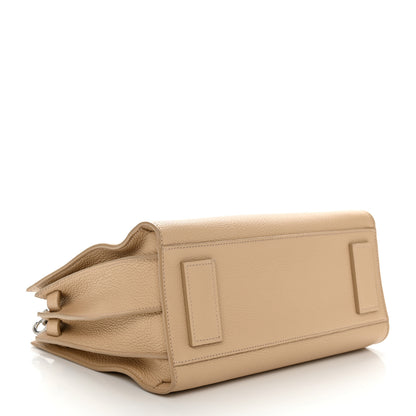Saint Laurent Grained Calfskin Baby Supple Sac De Jour Beige 5 of 12