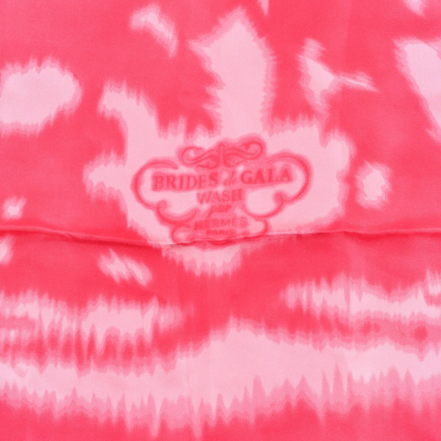 Hermes Silk Wash Brides De Gala Wash Scarf 90 Rose Malabar 2 of 3