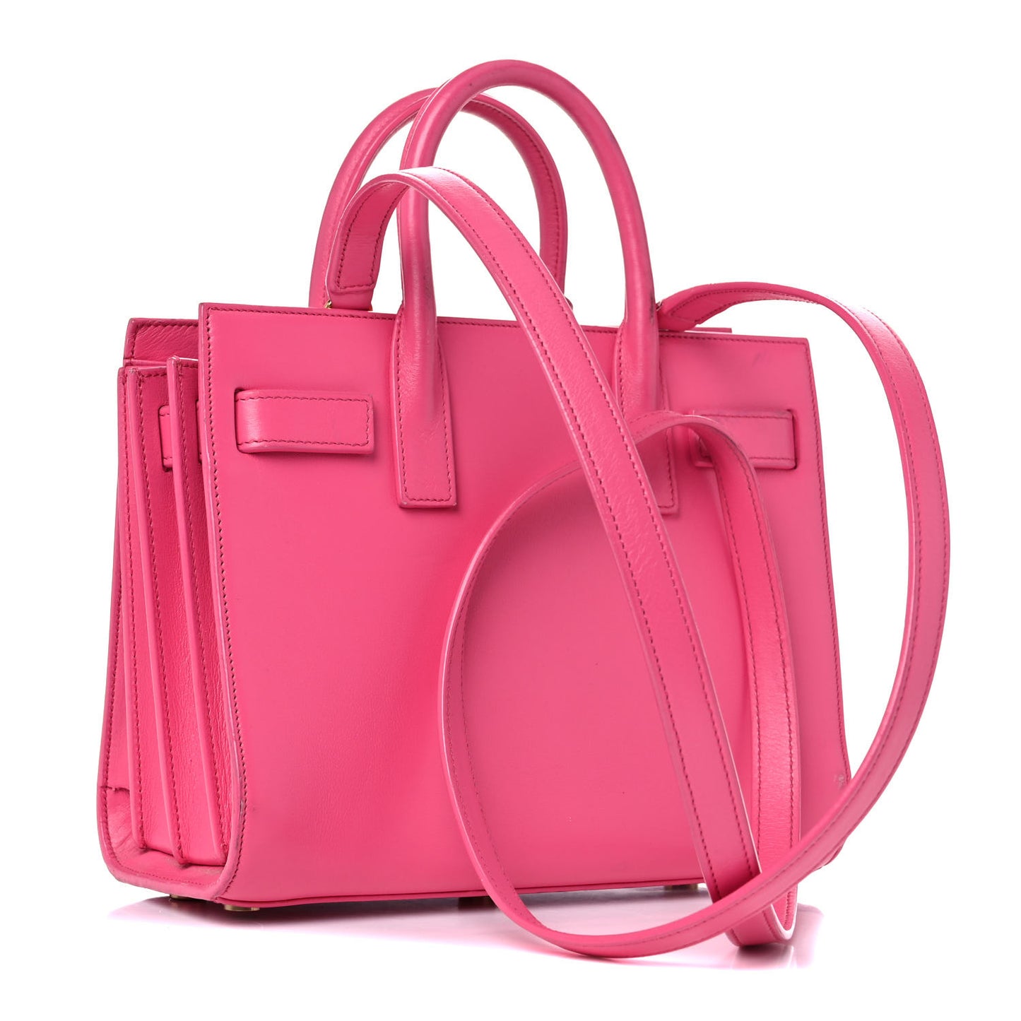 Calfskin Nano Sac De Jour Lipstick Fuchsia
