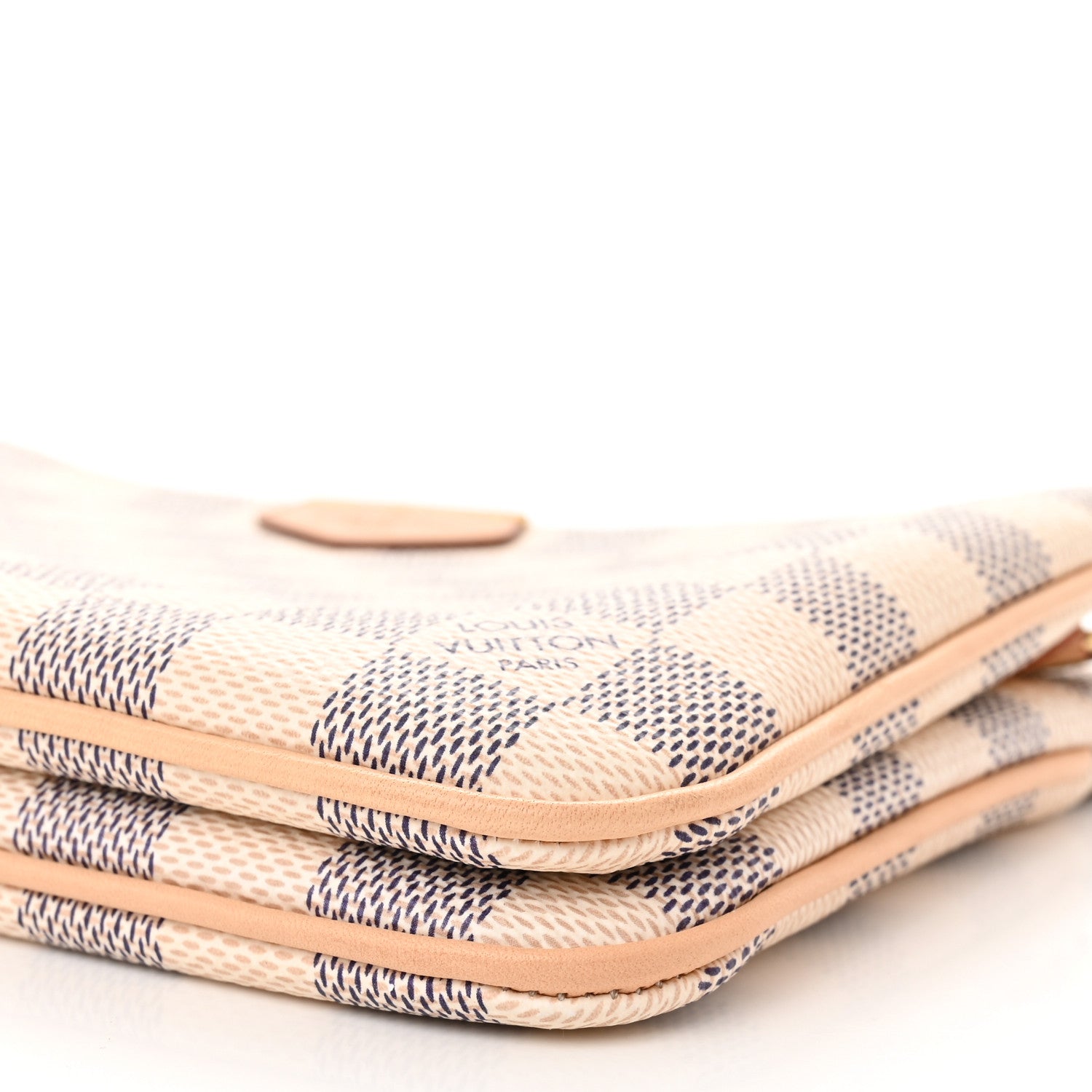 Louis Vuitton Damier Azur Double Zip Pochette 11 of 13