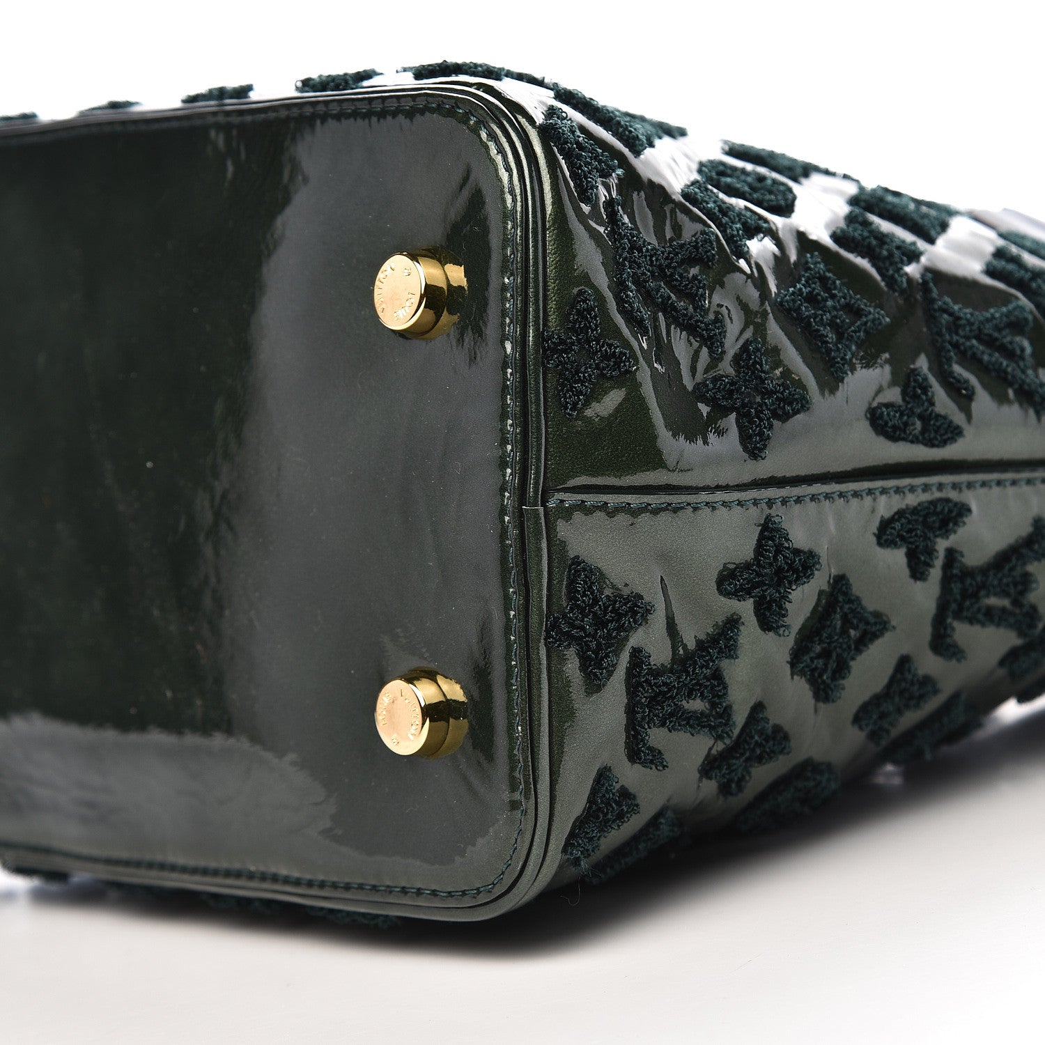 Louis Vuitton Patent Lambskin Fascination Lockit Vert Fonce 13 of 14