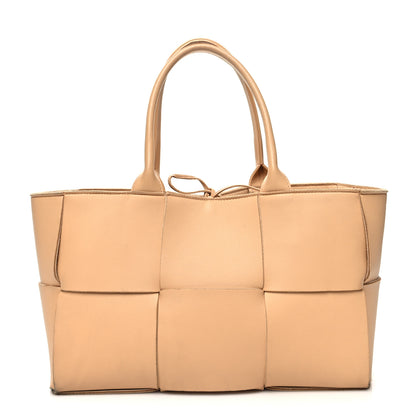 Bottega Veneta Nappa Maxi Intrecciato Small Arco Tote Almond 3 of 12