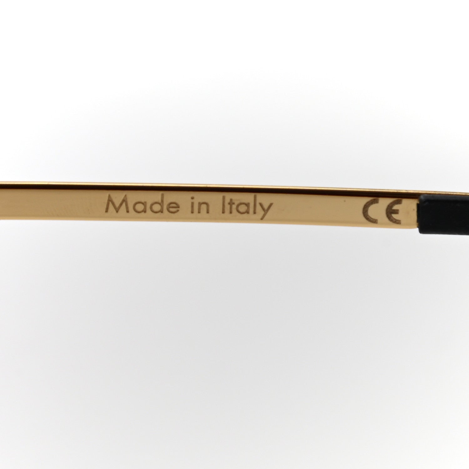 Louis Vuitton Monogram Grease Sunglasses Z1366E Gold 6 of 8