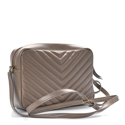 Saint Laurent Calfskin Matelasse Monogram Lou Camera Bag Havana 2 of 7