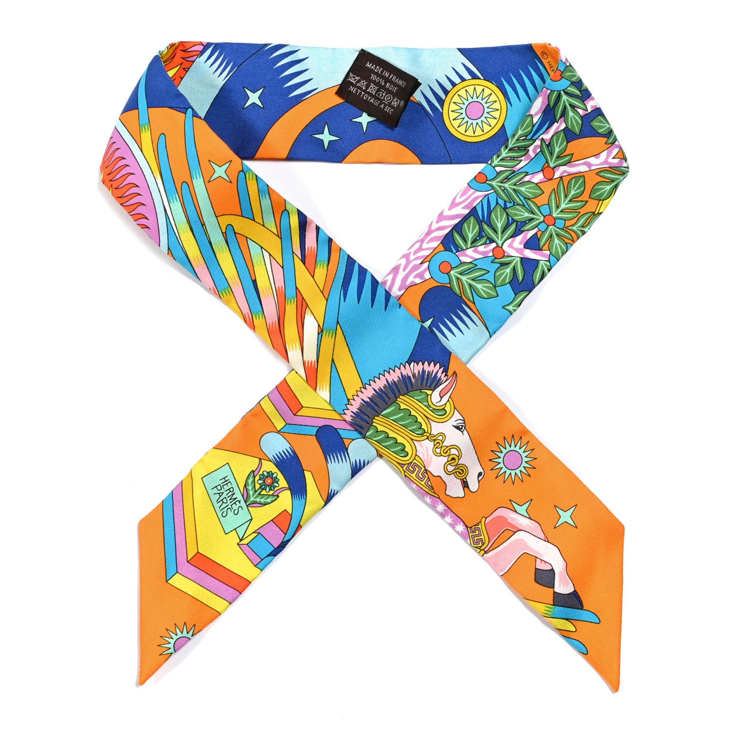 Silk La Source de Pegase Twilly Orange Vif Jaune Vif