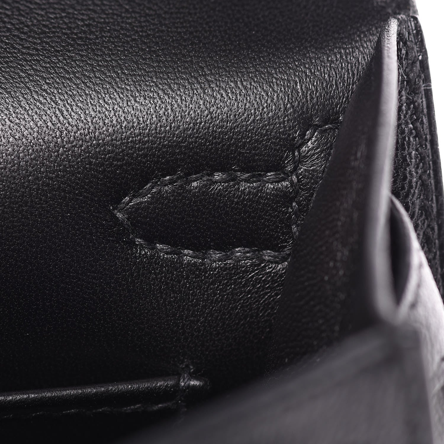 Hermes Chevre Mysore Mini Kelly Sellier 20 Black 9 of 25