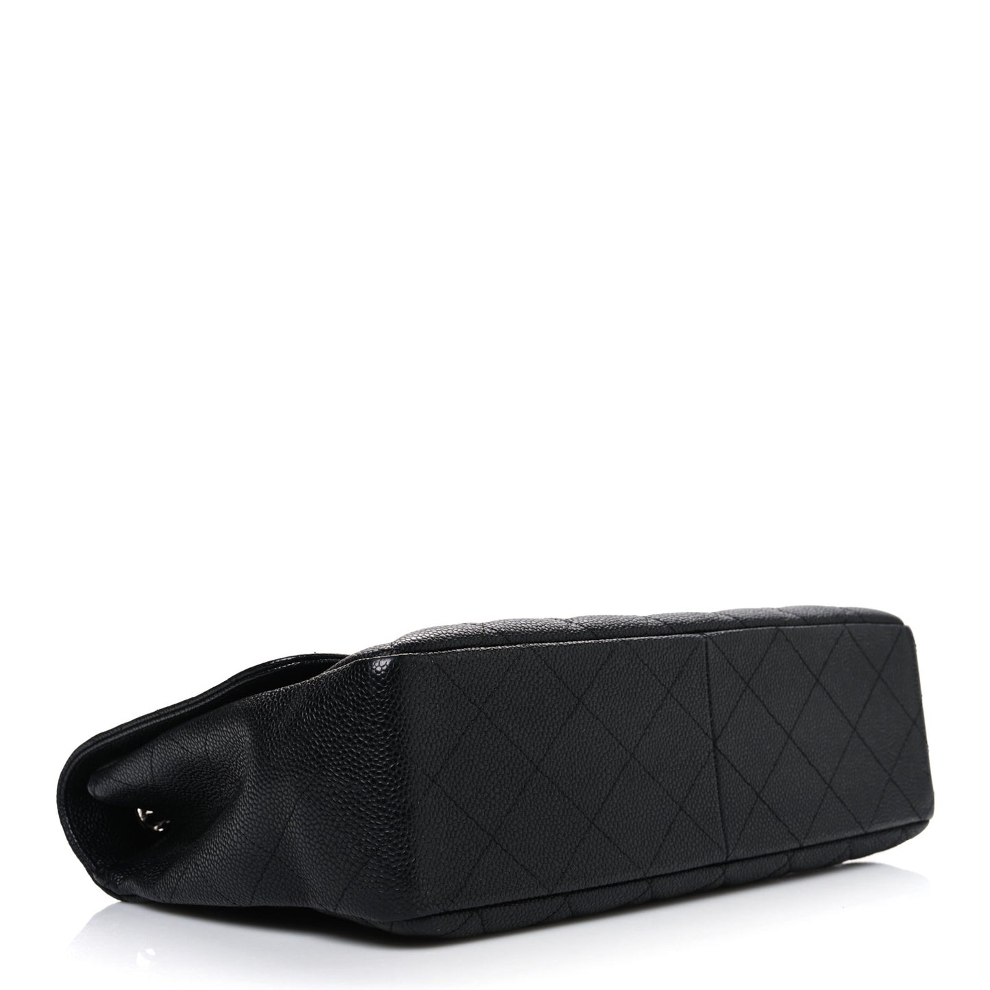 Caviar Quilted Jumbo Single Flap Black
