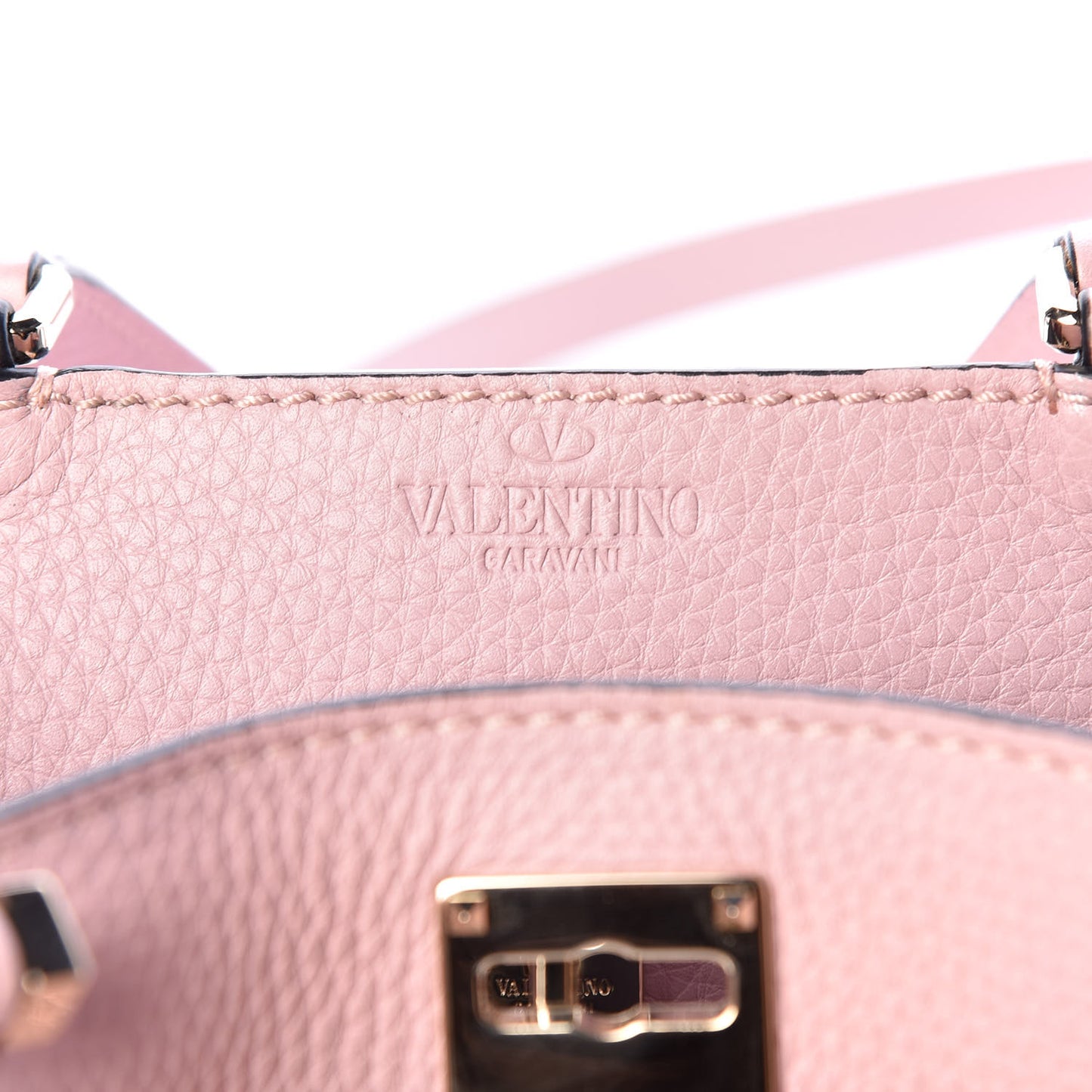 Pebbled Calfskin Small Joylock Satchel Loto