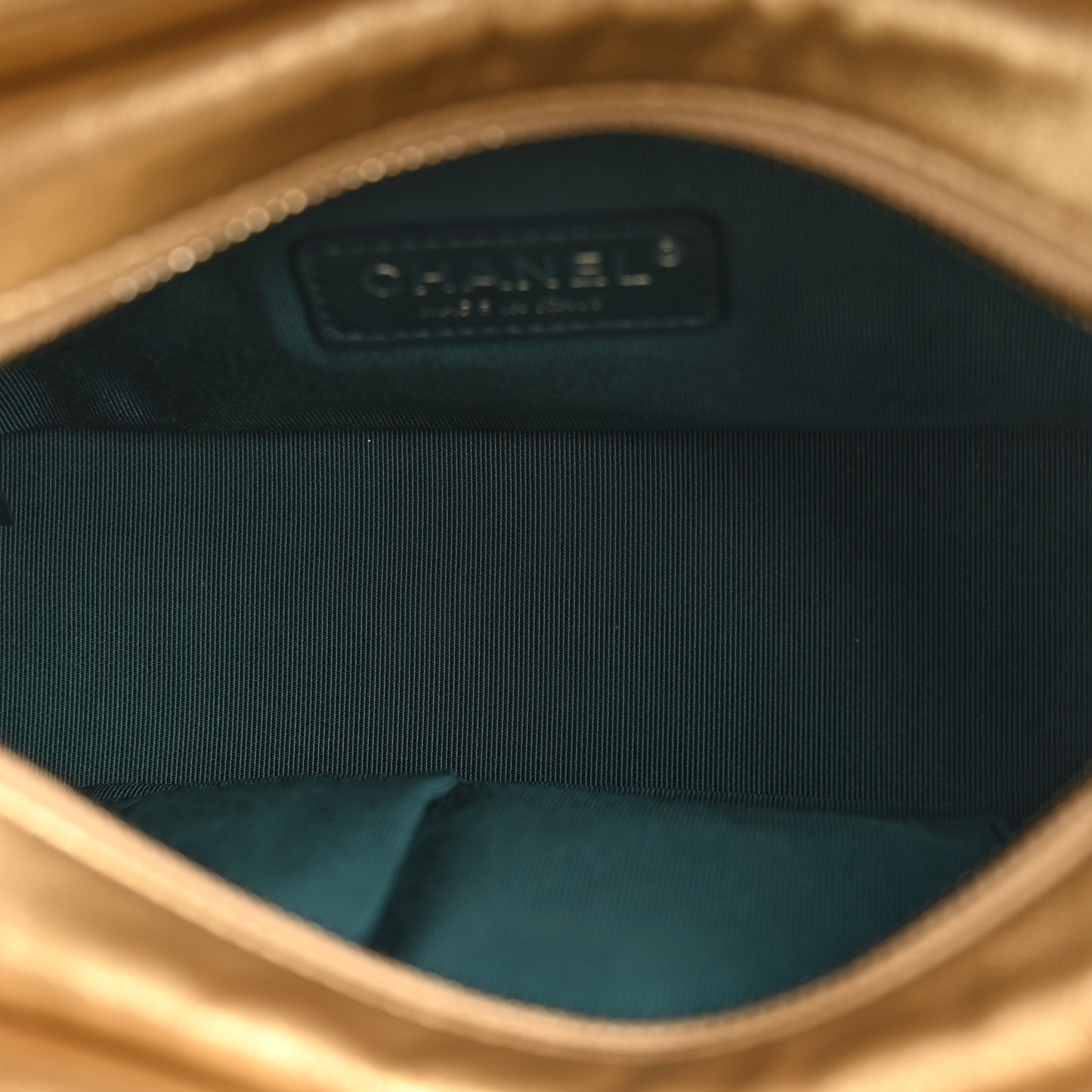 Tweed Calfskin Small Gabrielle Hobo Gold Multicolor