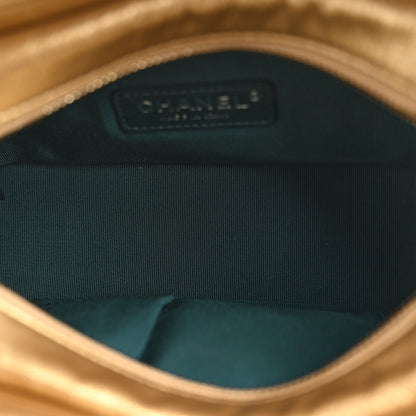 Chanel Tweed Calfskin Small Gabrielle Hobo Gold Multicolor 5 of 12