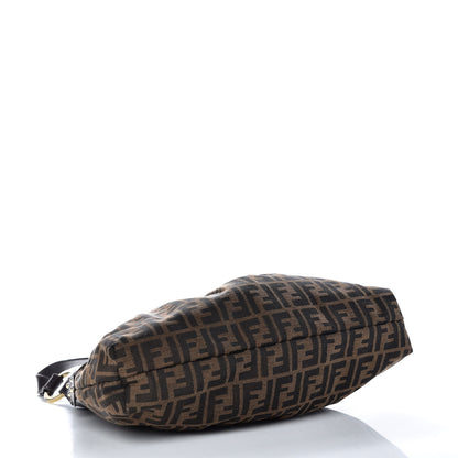 Fendi Zucca Cuoio Lucido Chef Hobo Tobacco Moro 4 of 9