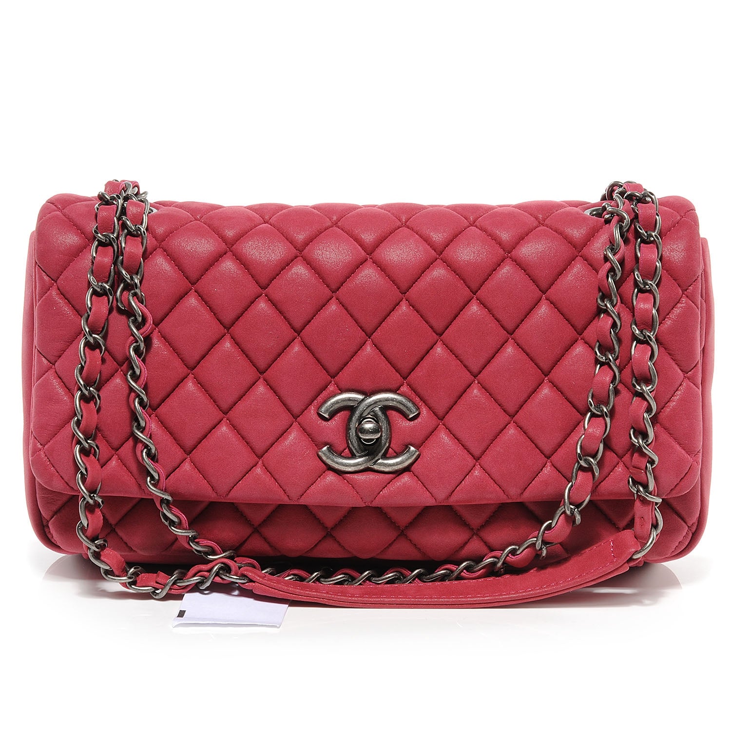 Chanel Iridescent Calfskin Small New Bubble Flap Fuchsia 1 of 8