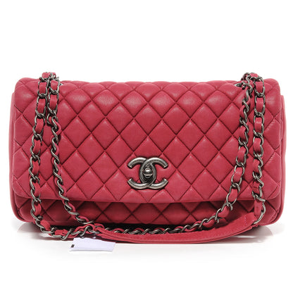 Chanel Iridescent Calfskin Small New Bubble Flap Fuchsia 1 of 8