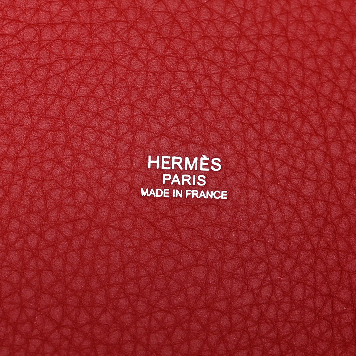 Hermes Taurillon Clemence Picotin Lock 26 GM Rouge Casaque 6 of 11