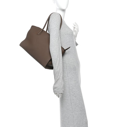 The Row Matte Grained Calfskin Marlo 14 Dark Olive 2 of 9