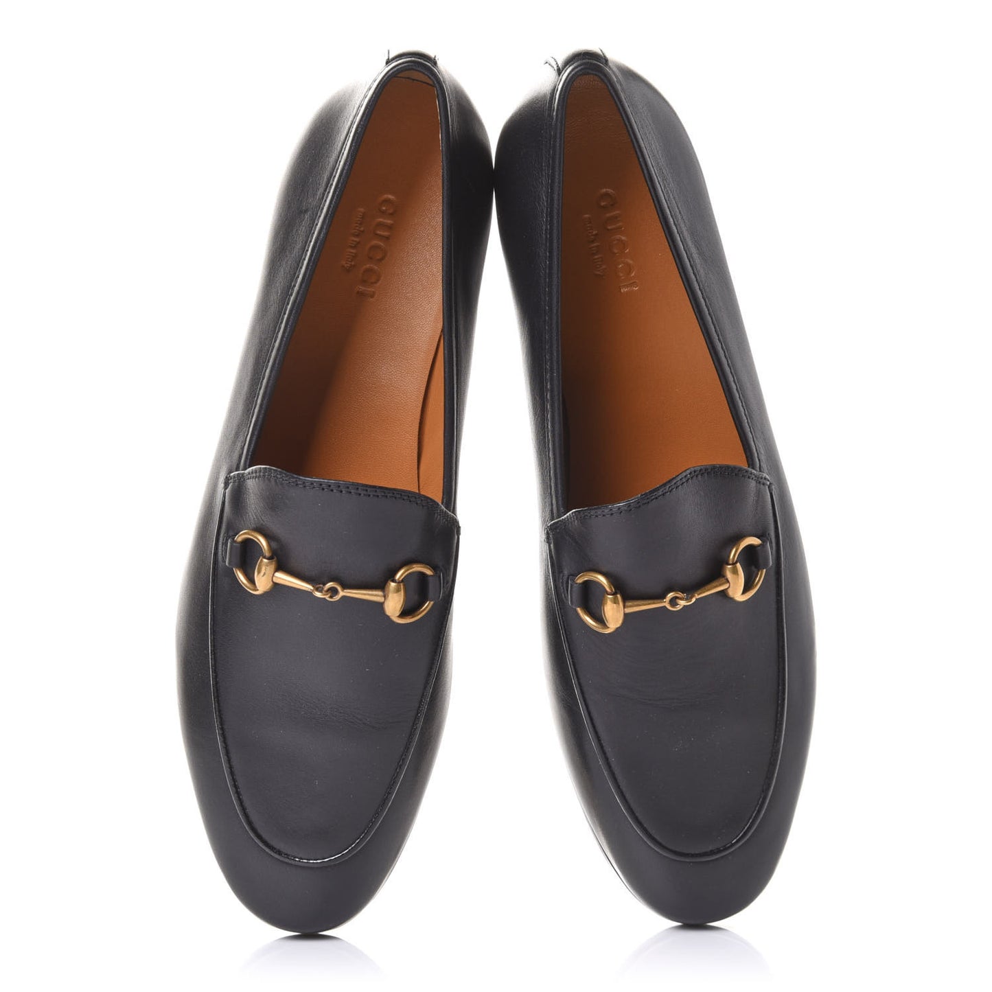 Calfskin Womens Jordaan Loafers 38 Black