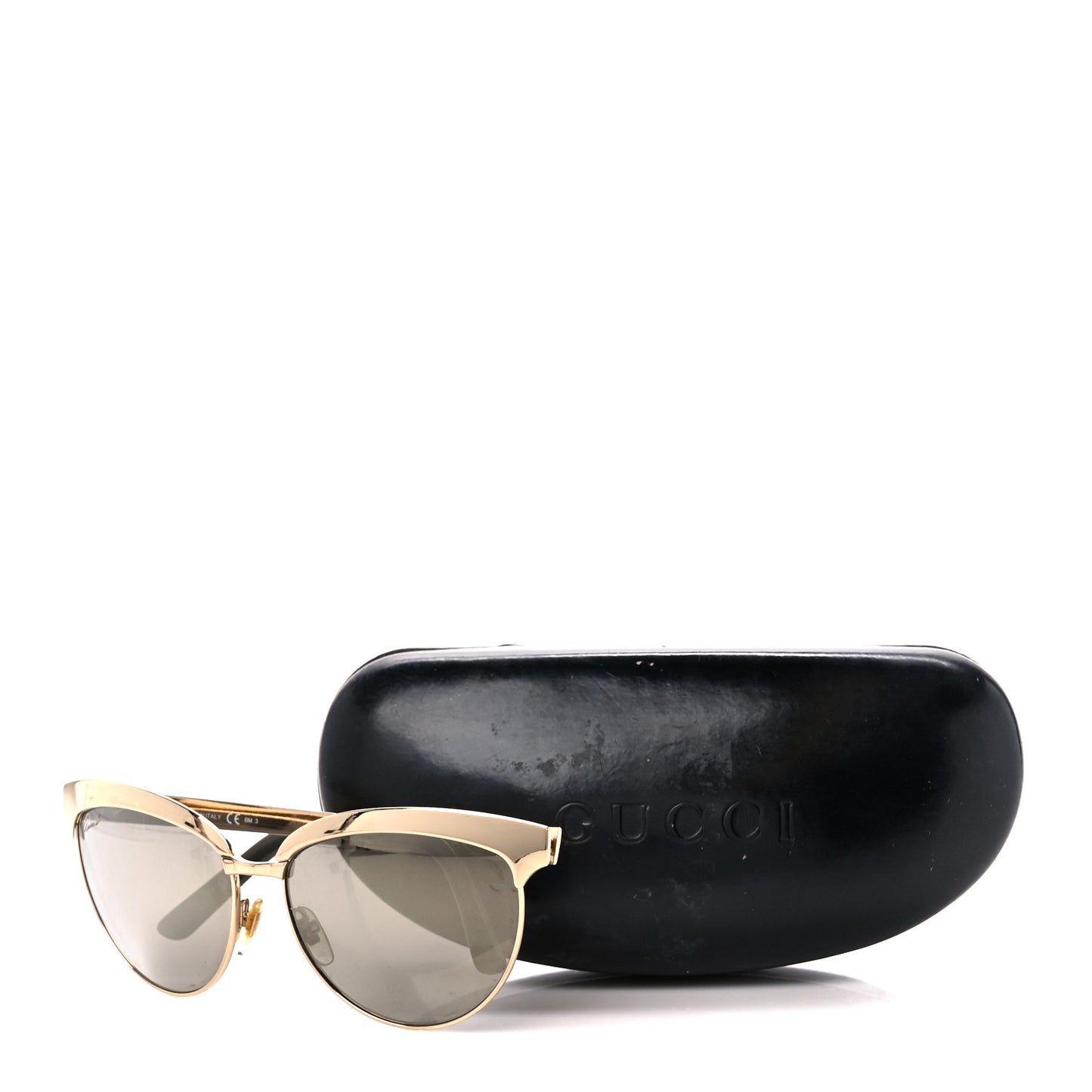 Metal Round Sunglasses GG4249/S Gold