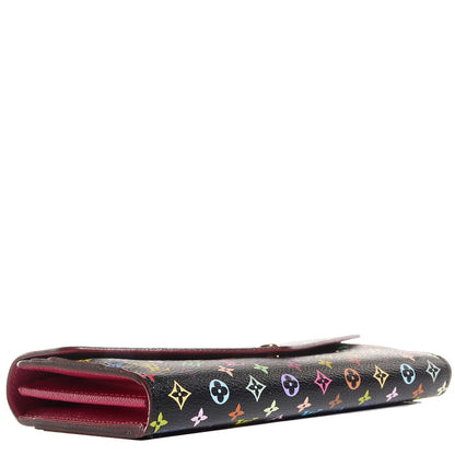Louis Vuitton Monogram Multicolor Sarah Wallet NM Black Grenade 4 of 8