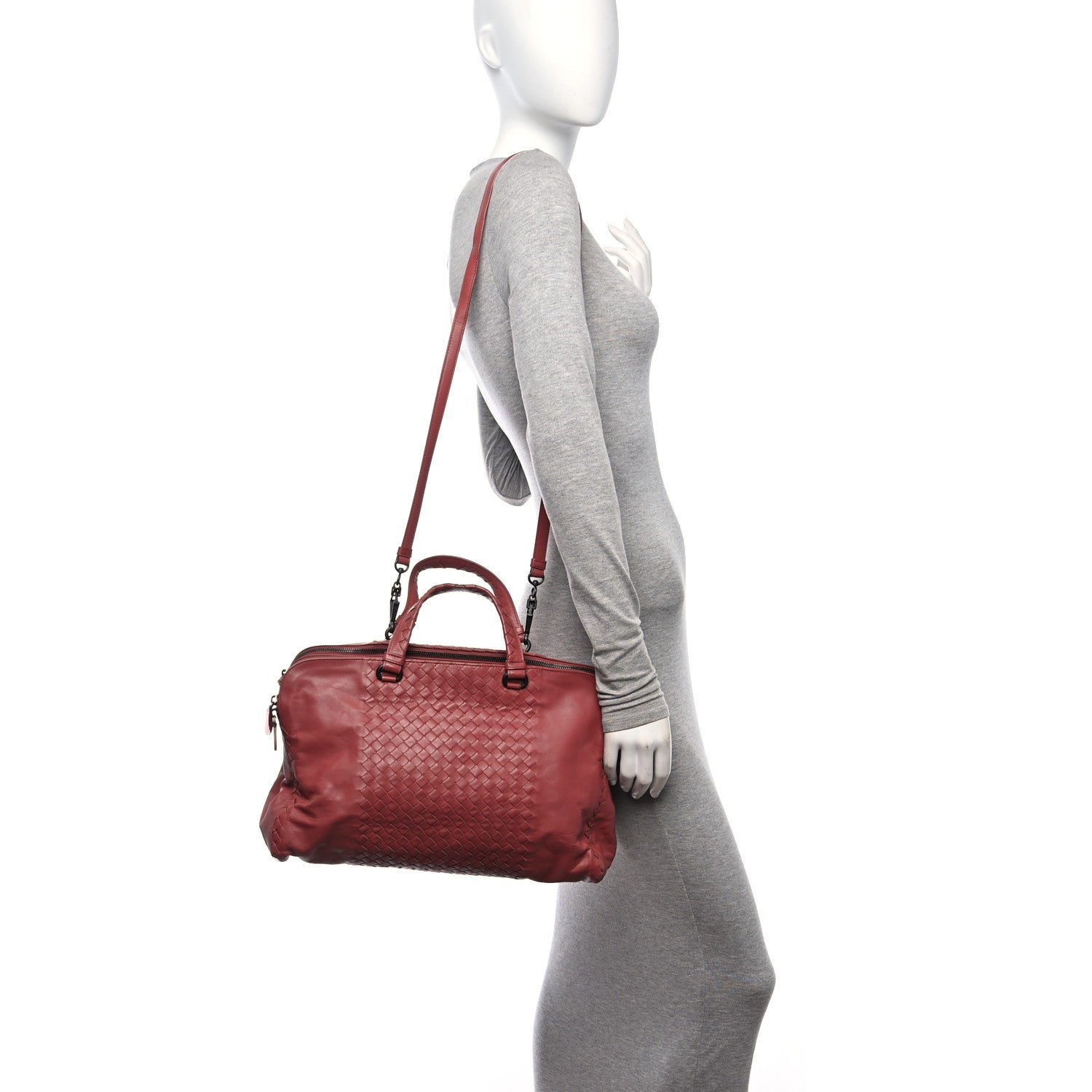 Bottega Veneta Calfskin Intrecciato Leggero Tote 3 of 9