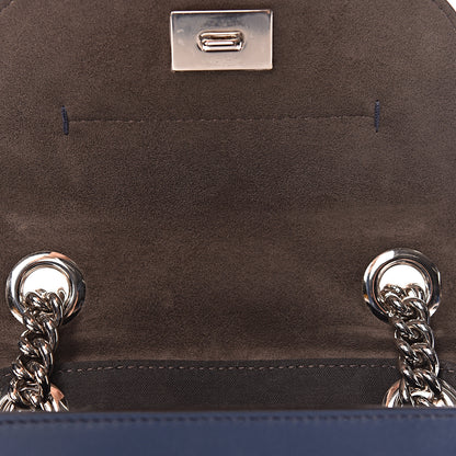 Fendi Vitello Century Opaco Mini Back to School Backpack Blu Scuro 9 of 29
