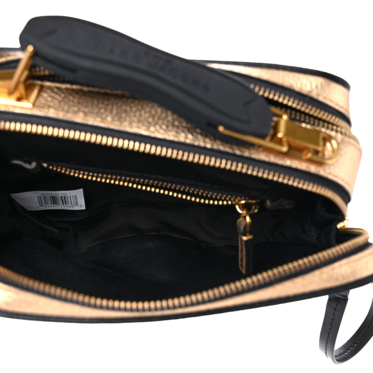 Metallic Calfskin The Box 20 Crossbody Gold