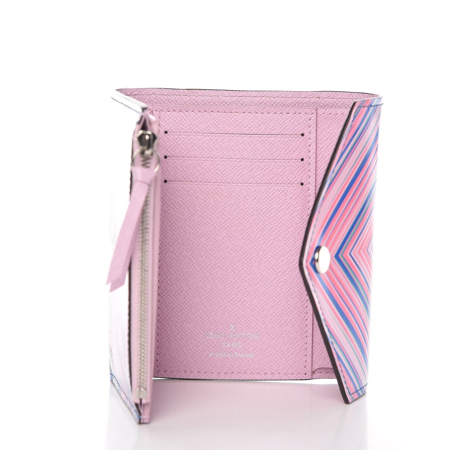Epi Tropical Victorine Wallet Blue Rose