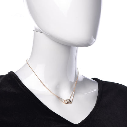 Chanel 18K Beige Gold Diamond Coco Crush Necklace 2 of 7