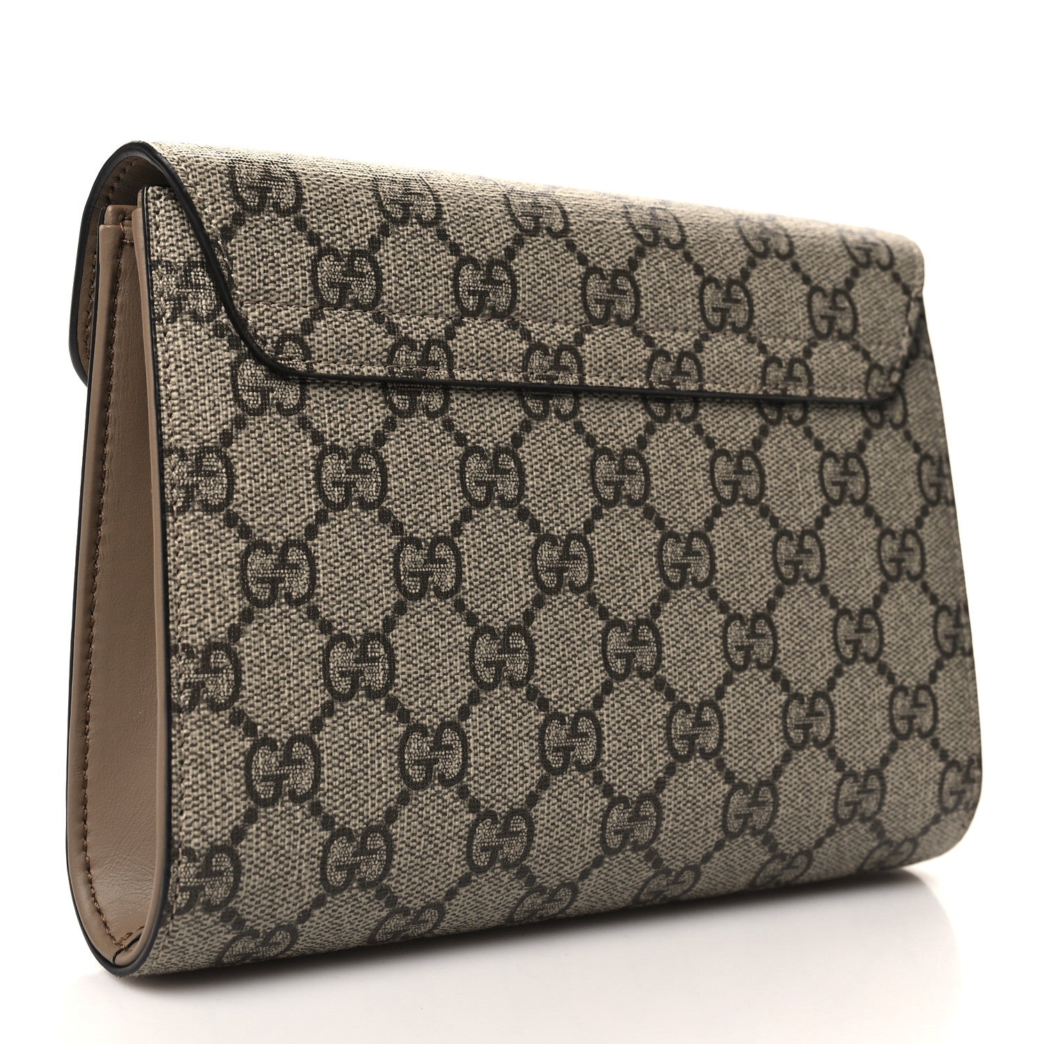 Gucci GG Supreme Monogram Dionysus Clutch Taupe 3 of 11