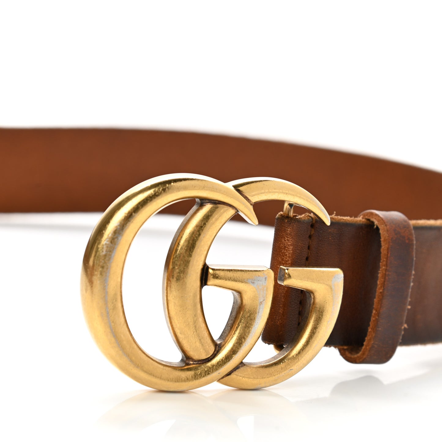 Faded Calfskin Double G 40mm Belt 85 34 Cuir