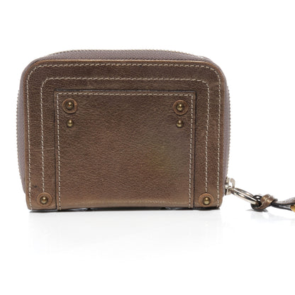 Chloe Leather Paddington French Wallet Metallic 3 of 8